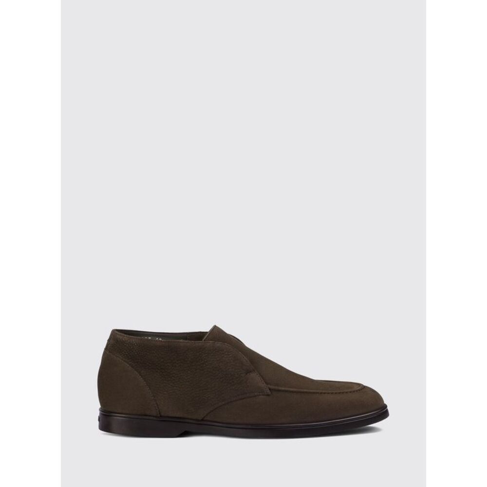Doucal's Men Doucal's Suede Calfskin Chukka Boots With Raised Apron Toe